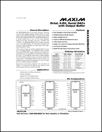 MAX532AEWE datasheet: Dual, serial-input, voltage-output, 12-bit MDAC. Error (LSB) +-1/2 MAX532AEWE