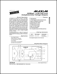 MAX6005EUR-T datasheet: Low-cost, low-power, low-dropout, voltage reference. Output voltage 5.000V, input voltage (Vout+200mV) to 12.6V. MAX6005EUR-T