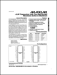 MAX6021BEUR-T datasheet: Precision, low-power, low-dropout, SOT23-3 voltage reference. Output voltage 2.048V, input voltage 2.5V to 12.6V. MAX6021BEUR-T