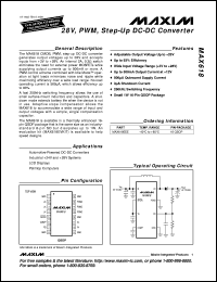 MAX6225ACPA datasheet: Low-noise, precision, +2.5V output voltage reference. Max TEMPCO (ppm/C) 2.0. MAX6225ACPA