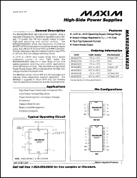 MAX6306UK50D3-T datasheet: Multiple-input, programmable reset IC (open-drain reset output, factory-set reset threshold on Vcc, 1 additional undervoltage reset input, manual reset input). Factory-trimmed reset thresholds: 4.875(min),5.125(max) Nominal timeout period 140ms. MAX6306UK50D3-T