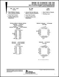 SNJ5447AW datasheet:  BCD-TO-SEVEN-SEGMENT DECODERS/DRIVERS SNJ5447AW