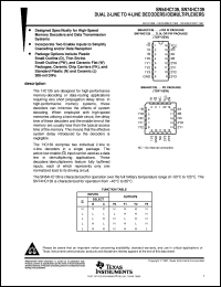 SN74HC139D datasheet:  DUAL 2-LINE TO 4-LINE DECODERS/DEMULTIPLEXERS SN74HC139D