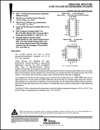 SN74LV138ADR datasheet:  3-LINE TO 8-LINE DECODERS/DEMULTIPLEXERS SN74LV138ADR