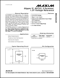 MAX6711SEXS-T datasheet: Microprocessor reset circuit with manual reset input. Reset threshold 2.93V. Output type active-low push-pull reset. MAX6711SEXS-T