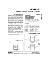 MAX6808US46-T datasheet: Voltage detector. Reset output active-low, open-drain. Threshold reset 4.6V MAX6808US46-T