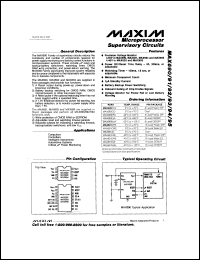 MAX7219C/D datasheet: Serially interfaced, 8-digit LED display driver. MAX7219C/D