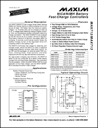 MAX736CWE datasheet: -12V, inverting carrent-mode PWM regulator. MAX736CWE