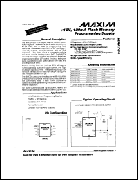 MAX746CPE datasheet: High-efficiency, PWM, step-down, N-channel DC-DC controller MAX746CPE