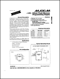 MAX746EPE datasheet: High-efficiency, PWM, step-down, N-channel DC-DC controller MAX746EPE