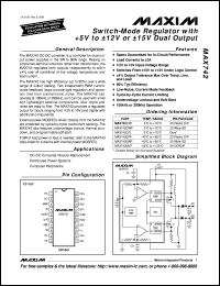 MAX757EPA datasheet: 3.3V to 5V adjustable-output, step-up DC-DC converter. MAX757EPA