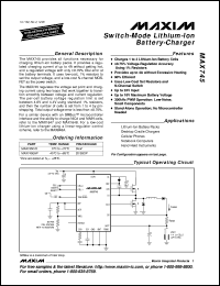 MAX761CSA datasheet: 12V or adjustable, high-efficiency, low Iq, step-up DC-DC converter. MAX761CSA