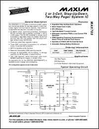 MAX791C/D datasheet: Microprocessor supervisory circuit MAX791C/D