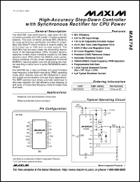 MAX8211MTV datasheet: Microprocessor voltage monitor with programmable voltage detection. Define output current limit. MAX8211MTV