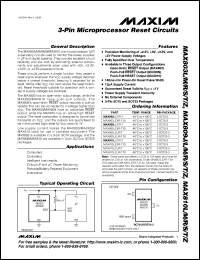 MAX6314US50D1-T datasheet: 68H11/bidirectional-compatible microprocessor reset circuit. Reset threshold(nom) 5.00V. Reset timeout period(min) 1ms. MAX6314US50D1-T
