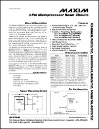 MAX6314US46D1-T datasheet: 68H11/bidirectional-compatible microprocessor reset circuit. Reset threshold(nom) 4.63V. Reset timeout period(min) 1ms. MAX6314US46D1-T