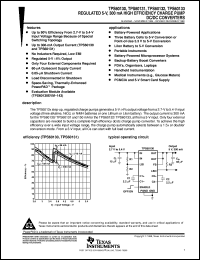 TPS60133PWP datasheet:  REGULATED 5V HIGH EFFICIENCY CHARGE PUMP DC/DC CONVERTER TPS60133PWP