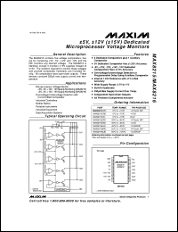 MAX840C/D datasheet: Low-noise, regulated, -2V GaAsFET bias. Fixed -2V or adjustable -0.5V to -9.4V output at 4mA. 1microA max logic-level shutdown over temp. MAX840C/D