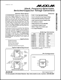 MAX869LC/D datasheet: 2A, current-limited, high-side P-channel switch with thermal shutdown MAX869LC/D