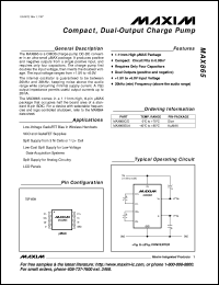 MAX873BC/D datasheet: Low-power, low-drift precision voltage reference. 2.5V+-2.5mV output (Ta=25gradC). TEMPCO(max) 20ppm/gradC. MAX873BC/D