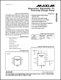 MAX882CPA datasheet: 3.3V or adjustable, low-dropout, low current, 200mA linear regulator. 7microA standby mode. MAX882CPA