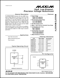 MAX8862RESE datasheet: Low-cost, low-dropout, dual linear regulator. Fixed output voltage 2.85V MAX8862RESE