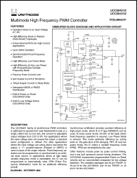 UCC39422N datasheet:  HIGH POWER SYNCHRONOUS BOOST CONTROLLER UCC39422N