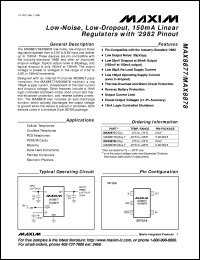 MAX901BC/D datasheet: High-speed, low-power voltage comparator MAX901BC/D