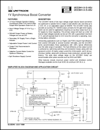 UCC3941D-ADJ datasheet:  1V SYNCHRONOUS BOOST CONVERTER UCC3941D-ADJ