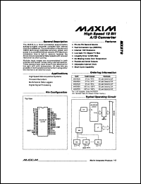 MX7501KN datasheet: Low-power, monolithic, CMOS analog multiplexer. MX7501KN