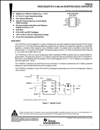 TPS6735EVM datasheet:  FIXED NEGATIVE 5-V 200-MA INVERTING DC/DC CONVERTER TPS6735EVM