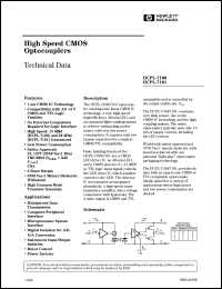 HCPL-7100#500 datasheet: High speed CMOS optocoupler HCPL-7100#500