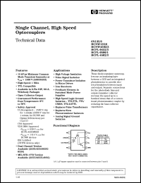 HCPL0452 datasheet: Single channel, high speed optocoupler HCPL0452