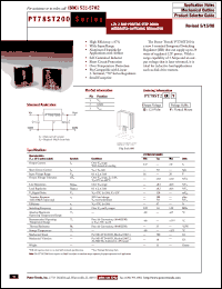 PT78ST212V datasheet:  12VOUT 2AMP 24V-INPUT POSITIVE STEP-DOWN ISR PT78ST212V