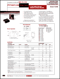 PT78ST153H datasheet:  5.25VOUT 1.5AMP WIDE-INPUT POSITIVE STEP-DOWN ISR PT78ST153H