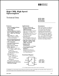 HCPL-4504#500 datasheet: High CMR, high speed optocoupler HCPL-4504#500