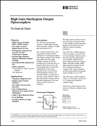 4N45#300 datasheet: High gain darlington output optocoupler 4N45#300