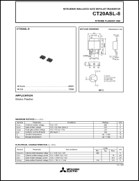 CT20ASL-8 datasheet: 130A power mosfet for high-speed switching use CT20ASL-8