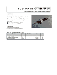 FU-318AP-M6 datasheet: InGaAs APD module for long wavelength range FU-318AP-M6