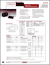 PT6626G datasheet:  9VOUT 6AMP 12V-INPUT ADJUSTABLE ISR PT6626G