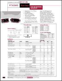 PT6305N datasheet:  3 AMP HIGH-PERFORMANCE ADJUSTABLE ISR PT6305N