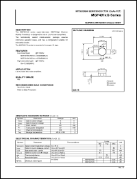 MGF4916G datasheet: Super low noise InGaAs HEMT MGF4916G