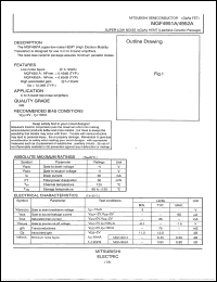 MGF4951A datasheet: Super low noise InGaAs HEMT MGF4951A