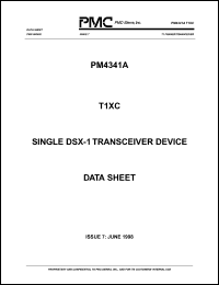 PM341A-QI datasheet: Single DSX-1 transceiver device PM341A-QI