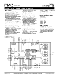 PM5342 datasheet: SONET/SDH payload extractor/aligner PM5342