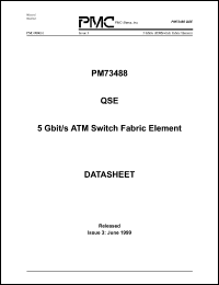 PM73488-PI datasheet: 5Gbit/s ATM switch fabric element PM73488-PI