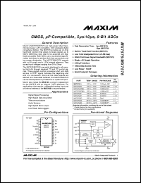 MX7837TQ datasheet: Complete, dual, 12-bit multiplying DAC. 8-bit + 4-bit interface. Error (LSB) +-1/2 MX7837TQ