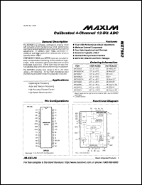 MXD1210CPA datasheet: Nonvolatile RAM controller MXD1210CPA