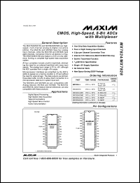 MXL1016MJ8 datasheet: Ultra-fast precision TTL comparator. 10ns typ high-speed. MXL1016MJ8