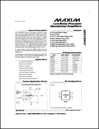 MAX134C/D datasheet: 3 3/4 digit DMM circuit. 3 separate address lines and 4-bit bidirectional data bus. MAX134C/D